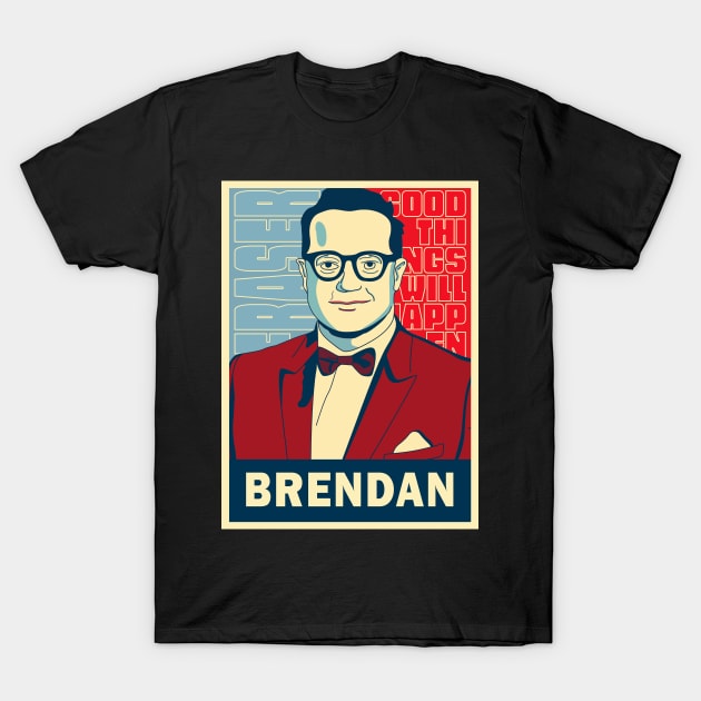 Brendan Fraser T-Shirt by ActiveNerd